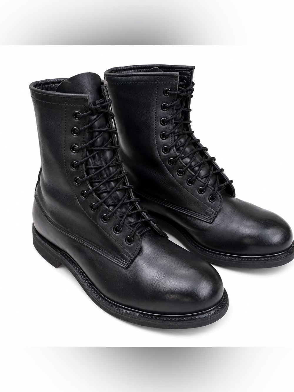 Vintage 1994 Wolverine US Military Steel Toe Combat Boots 9R